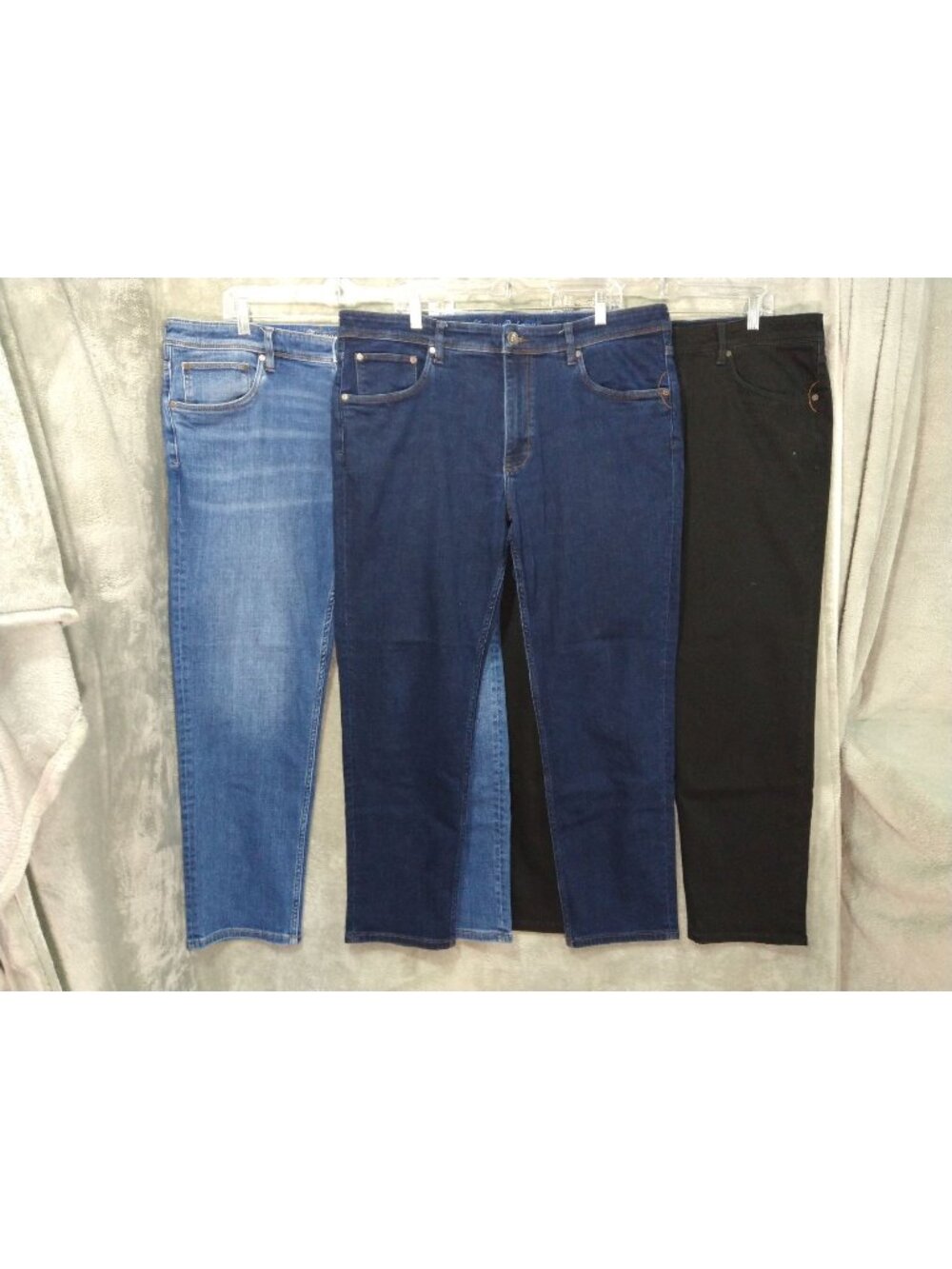 Tommy Bahama Jeans Mens 42x30 Denim Indigo Palms Slim Straight Stretch Lot of 3